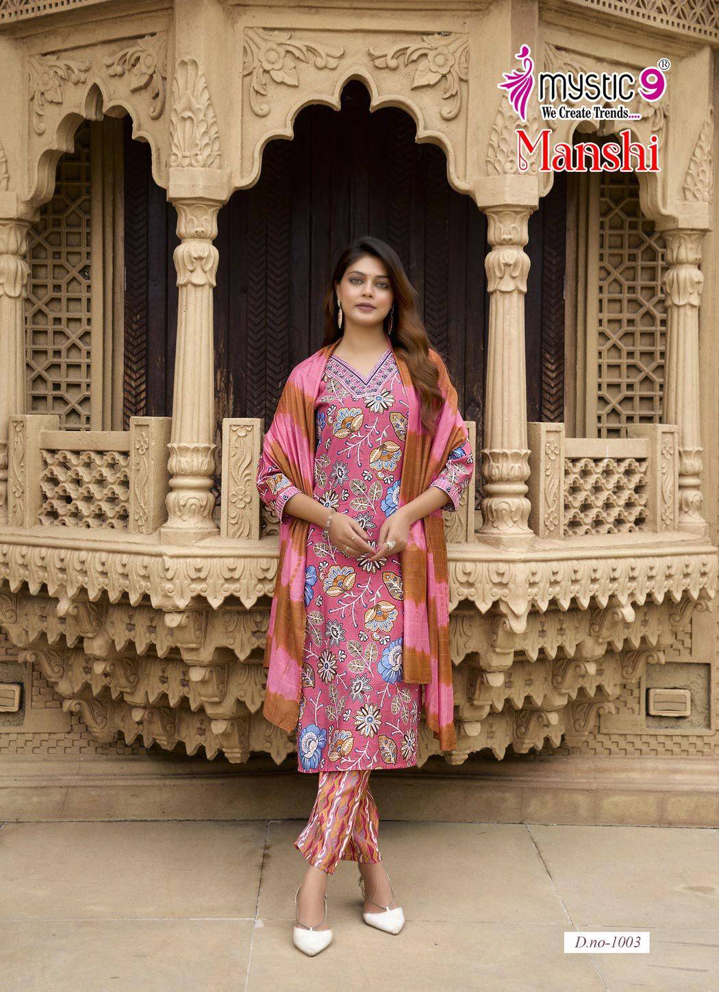 Mystic9 manshi vol 1 kurti ladies fashion wholesale